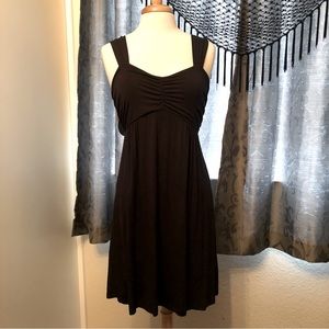 Yala Bamboo Dreams Black Mini Dress XL NWT